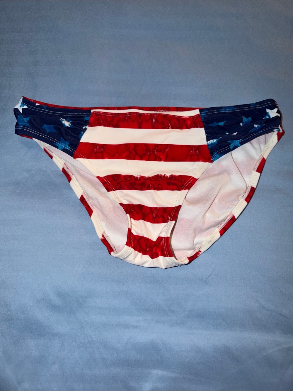 Catalina Red White Blue American Flag Bikini Bottoms